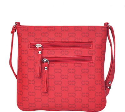 

Hawai Women Casual Red PU Sling Bag