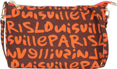 

Cappuccino Girls Casual Orange PU Sling Bag