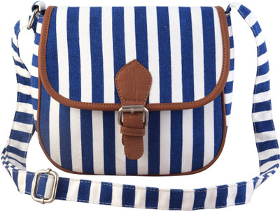 

Lychee Bags Women Casual Blue PU Sling Bag