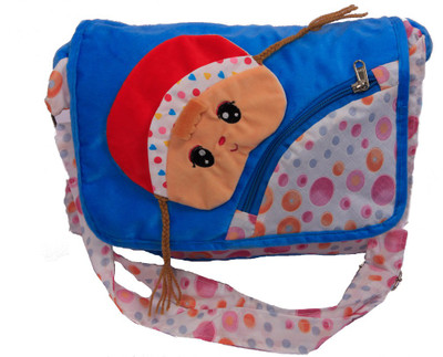 

Pandora Girls Casual Blue, White Cotton Sling Bag