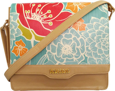 

Toteteca Women Casual Multicolor Leatherette Sling Bag