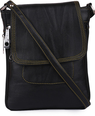 

SKMARTS Girls Casual Black PU Sling Bag