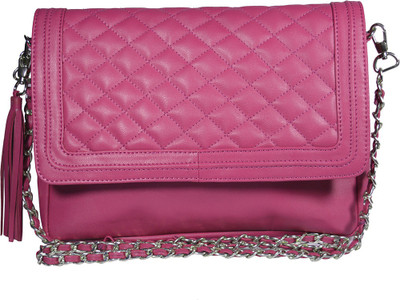 

Famous by Payal Kapoor Women Casual Pink Leatherette Sling Bag