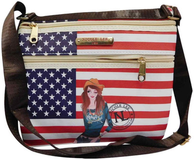 

Laviva Girls Casual Multicolor Denim Sling Bag