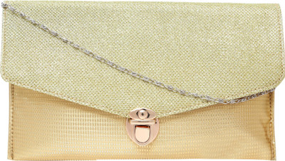 

Hawai Women Evening/Party Gold PU Sling Bag