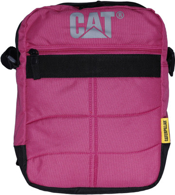

CAT Men & Women Casual Pink Polyester Sling Bag