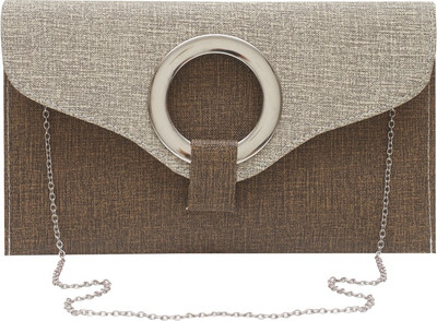 

StyleSaga Girls Evening/Party Brown Jute Sling Bag