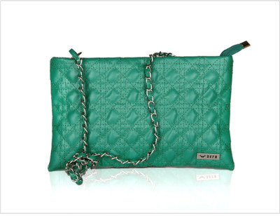 

Bern Women Casual Green PU Sling Bag
