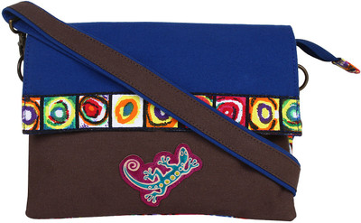 

Anekaant Women Casual Multicolor Canvas Sling Bag