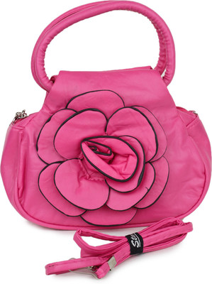 

Star Style Women Casual Pink Leatherette Sling Bag