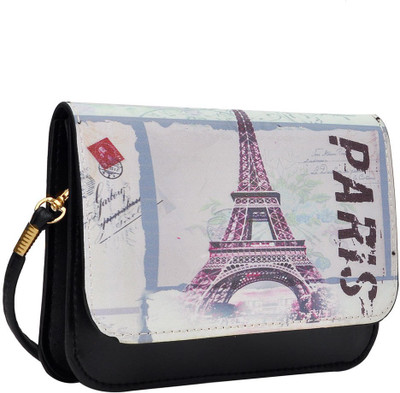 

Hawai Women Evening/Party Multicolor PU Sling Bag