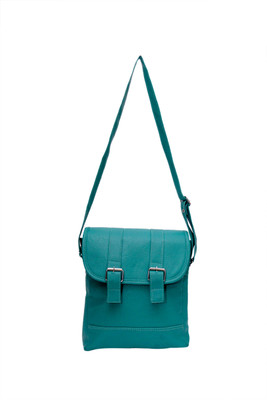 

pixma Women Casual Green Leatherette Sling Bag