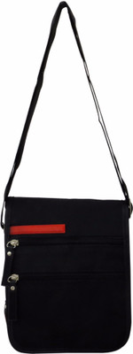 

Heels & Handles Women Casual Black Leatherette Sling Bag
