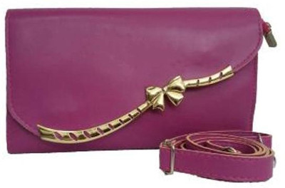 

Berries Women Casual Pink PU Sling Bag