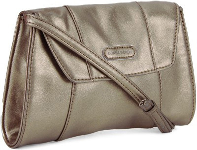 Donna & Drew Women Casual Grey PU Sling Bag