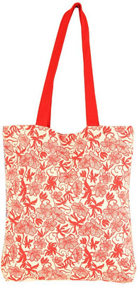 

Bag Factory Girls Casual Red, Blue Canvas Tote, Blue;red