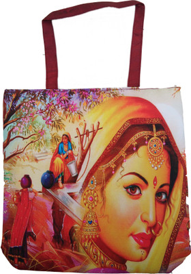 

PoojaJcollection Girls Casual Multicolor Canvas, Silk Shoulder Bag