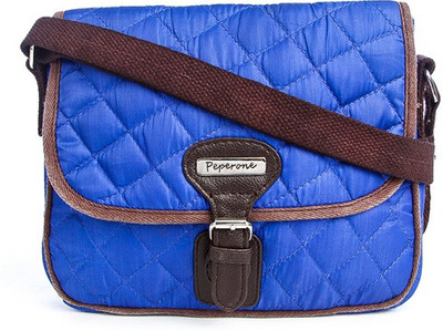 

Peperone Women Casual Blue PU Sling Bag