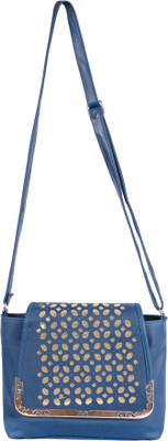 

Starz Women Casual Blue PU Sling Bag