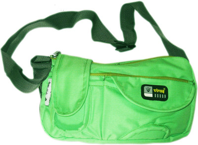 

Viras Girls Casual Green PU Sling Bag
