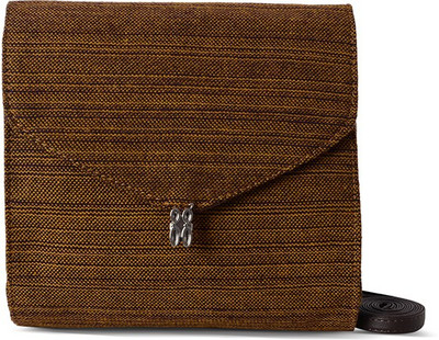 Baggit Women Casual Yellow Canvas Sling Bag
