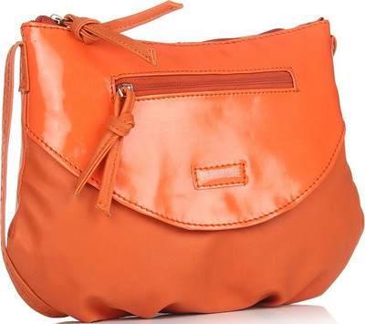 

Peperone Women Casual Orange PU Sling Bag