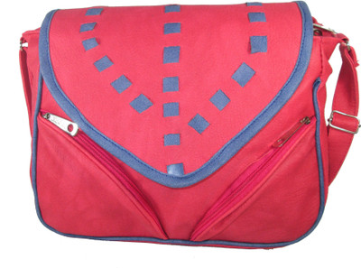 

Raju purse collection Women Casual Pink PU Sling Bag