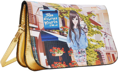 

Hawai Women Casual Multicolor PU Sling Bag