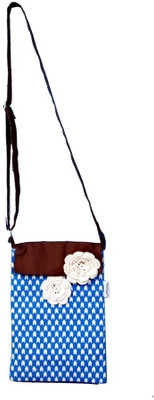 

Pickpocket Women Casual Blue, Brown Canvas Sling Bag