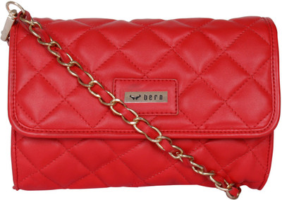 

Bern Women Red PU Sling Bag
