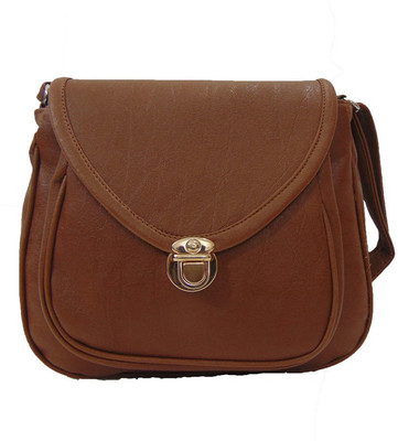 

Estoss Women Casual Brown PU Sling Bag