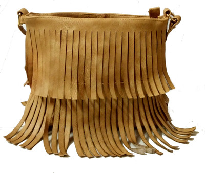 

Craveforit Girls Casual Beige PU Sling Bag
