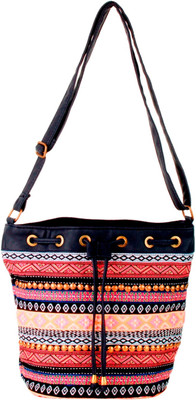 

Tiara Women Casual Multicolor Canvas Sling Bag