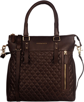 

Justanned Women Casual Brown Genuine Leather Satchel