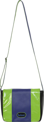 

Anekaant Women Casual Black, Green, Blue PU Sling Bag, Black;blue;green