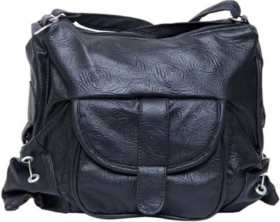 

Cottage Accessories Women Black PU Sling Bag