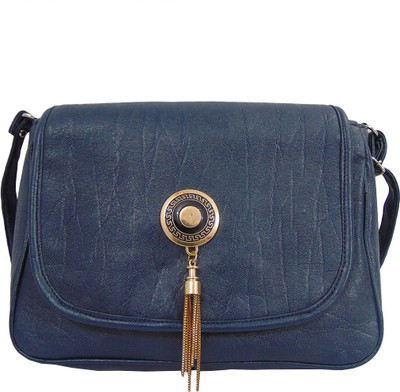 Estoss Women Casual Blue PU Sling Bag