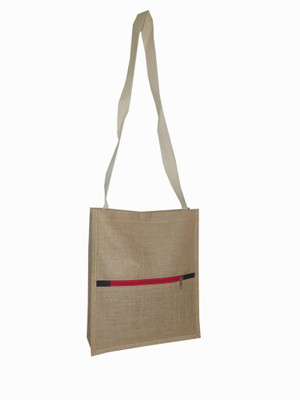 

Aaltex Men Casual Brown Jute Sling Bag