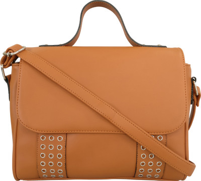 

Toteteca Bag Works Women Formal Tan PU Sling Bag