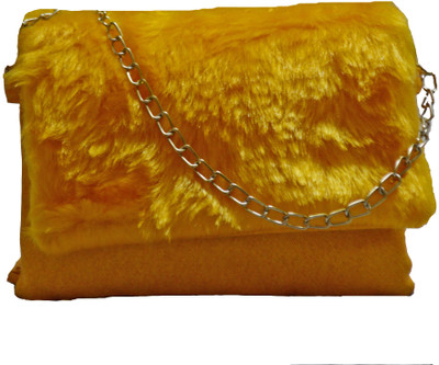 

Felicita Women Casual Orange PU Sling Bag