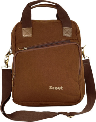 

Scout Men & Women Casual Brown Canvas Sling Bag