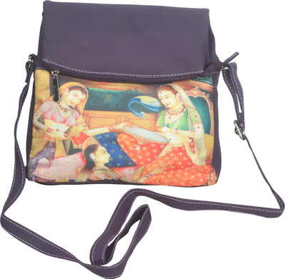 

Freddy's Men & Women Casual Blue PU Sling Bag