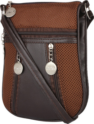 

Ashman Girls Casual Brown PU Sling Bag