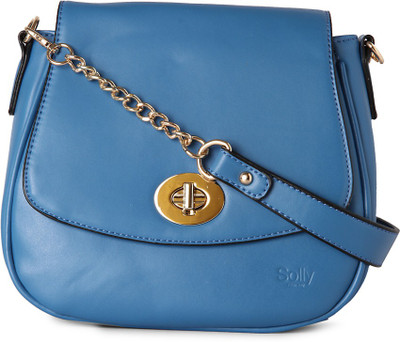 

Allen Solly Women Blue PU Sling Bag