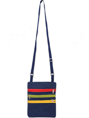 

Bagaholics Men & Women Casual Multicolor Denim Sling Bag