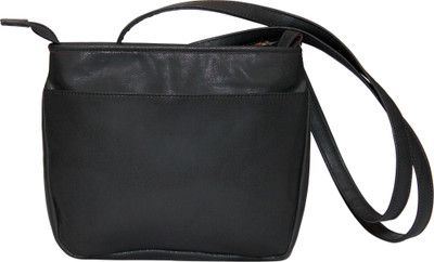 

Essart Women Casual Black PU Sling Bag