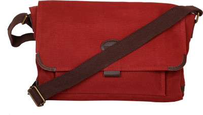 

Woodland Men & Women Casual Maroon Canvas Sling Bag