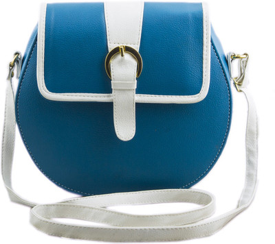 

Voaka Women Casual Blue PU Sling Bag