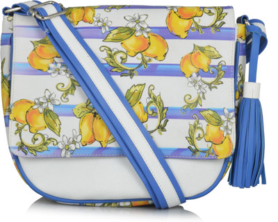 

Shaun Design Women White Leatherette Sling Bag