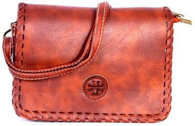 

Bags Craze Women Casual Brown PU Sling Bag